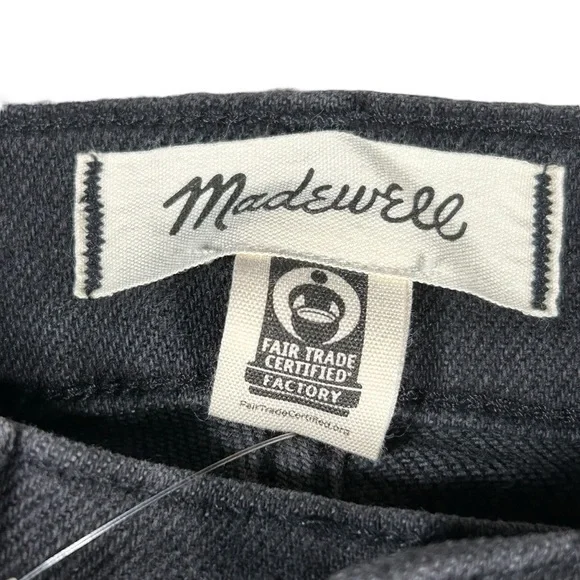 Madewell NWT Womens 10 In High Rise Skinny Jeans Magic Pockets Soft Black Sz 23P - Picture 9 of 15